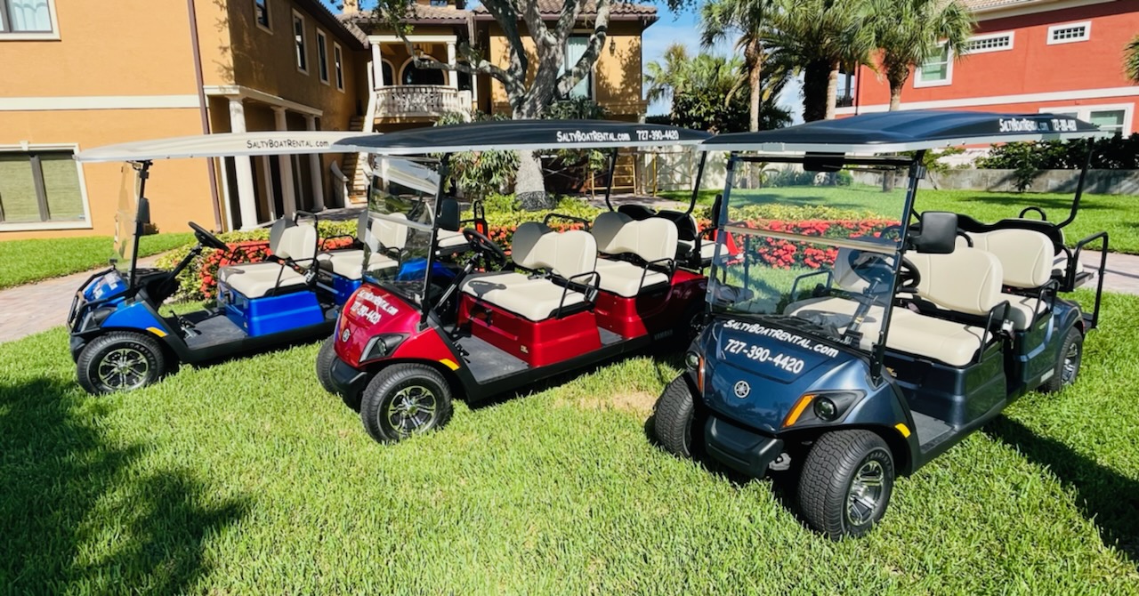 Golf cart on Madeira Beach